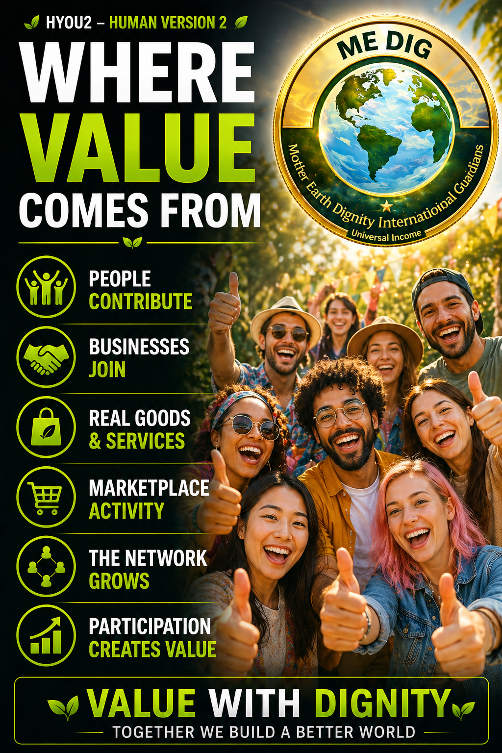 Universal Income Based on Good